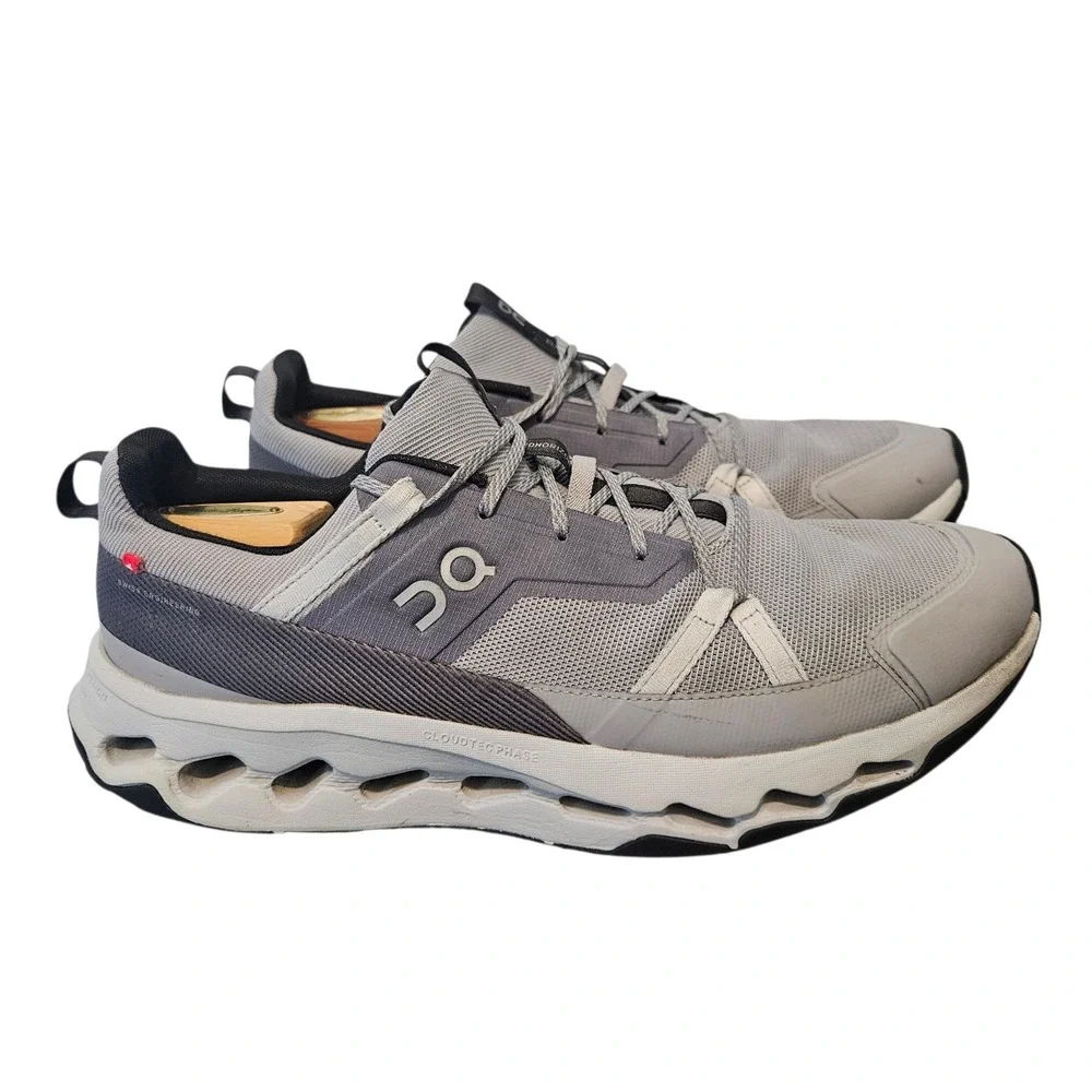 On Men's Cloudhorizon Hiking Shoes Sneakers Wolf Grey Size 13